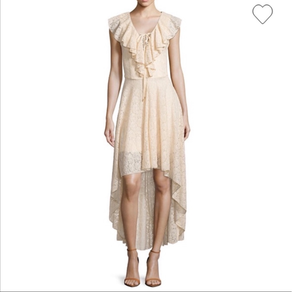 Ruffled lace beautiful dress